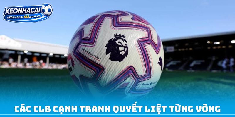Các CLB cạnh tranh quyết liệt từng vòng 